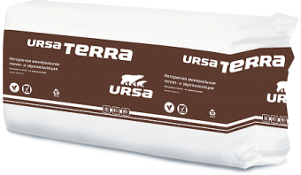 Утеплитель URSA TERRA 37 PN PRO, 50мм (0,762м3=упак)